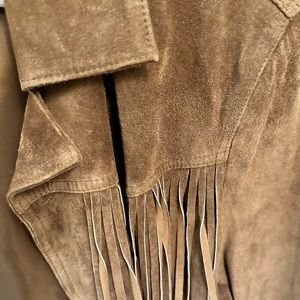 ESPRIT fringe suede vintage jacket